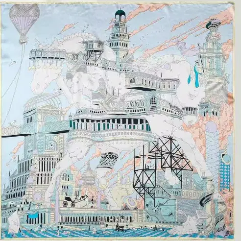 Original Wonder Atlas Skyward City artwork
